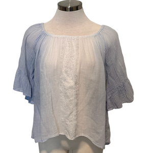 Chicos gauze boho top sz 1P